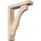 Ekena Millwork Balboa Block Smooth Bracket w/ Offset Brace, Douglas Fir, 3 1/2"W x 14"D x 18"H BKT0402X14X18BOA05SDF - alternate 1